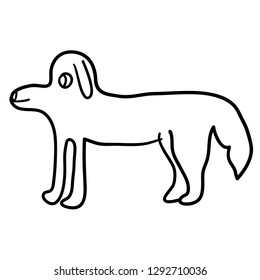 Cartoon doodle linear isolated on white background. Vector illustration. 