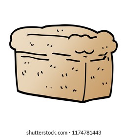 cartoon doodle loaf of bread