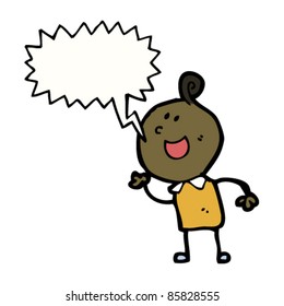 cartoon doodle man shouting