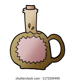 cartoon doodle maple syrup