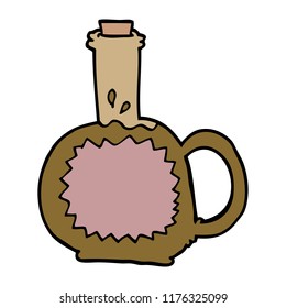 cartoon doodle maple syrup