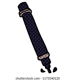 lápiz marcador de doodle de dibujos animados