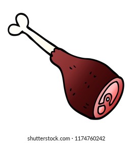 caricatura de carne de garabato