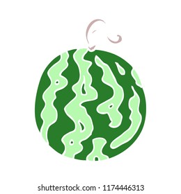 doodle melon de dibujos animados