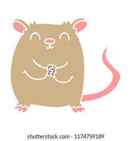 ratón doodle de dibujos animados
