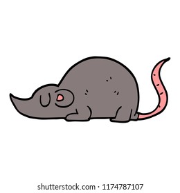 cartoon doodle mouse rat