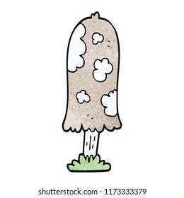 cartoon doodle mushroom
