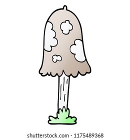 cartoon doodle mushroom