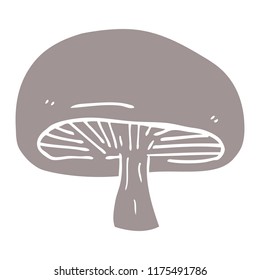 hongos de doodle de dibujos animados