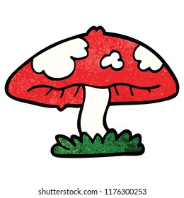 cartoon doodle mushroom