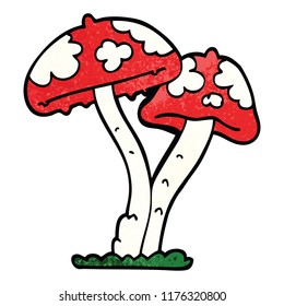 cogumelo de desenho animado