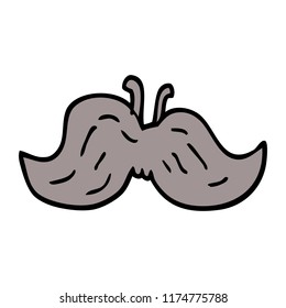 cartoon doodle of a mustache