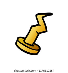 cartoon doodle nail