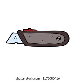 cartoon doodle new work knife