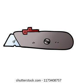cartoon doodle new work knife