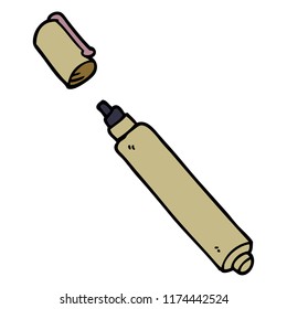 cartoon doodle office pen