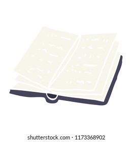 cartoon doodle open book