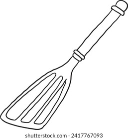 cartoon doodle outline stainless silhouette