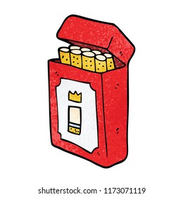 paquete de caricaturas de cigarrillos