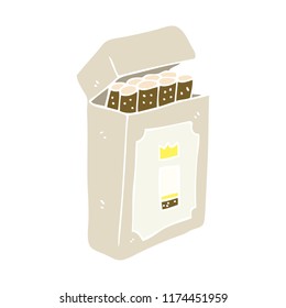 paquete de caricaturas de cigarrillos
