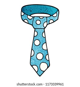corbata estampada con dibujos animados