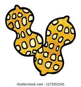 cartoon doodle peanut