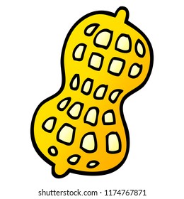 cartoon doodle peanut