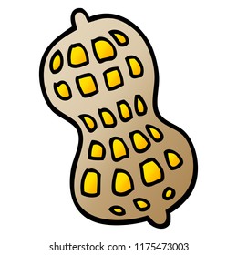 cartoon doodle peanut