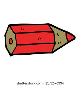 cartoon doodle pencil