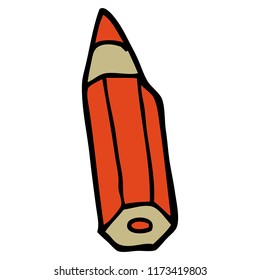 cartoon doodle pencil