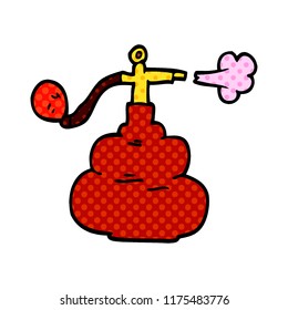 cartoon doodle perfume bottle