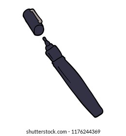 cartoon doodle of a permanent marker - Shutterstock ID 1176244369