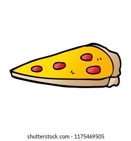 pizza de doodle de dibujos animados
