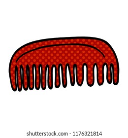cartoon doodle plastic comb
