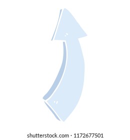 cartoon doodle pointing arrow