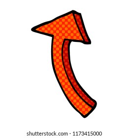 cartoon doodle pointing arrow