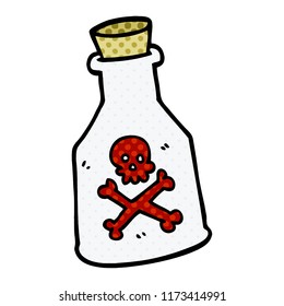 cartoon doodle poison