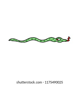 Cartoon Doodle Poisonous Snake Stock Vector (Royalty Free) 1175490025 ...