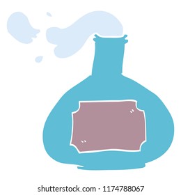 cartoon doodle potion bottle
