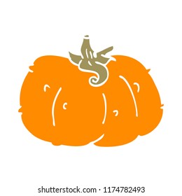 calabaza de doodle de dibujos animados
