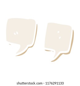 cartoon doodle quotation marks