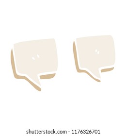 cartoon doodle quotation marks