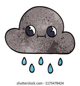 nube de doodle de dibujos animados