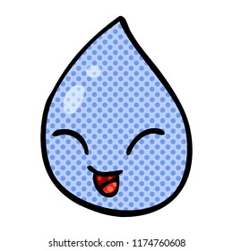 caída de la lluvia de dibujos animados