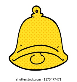 cartoon doodle ringing bell