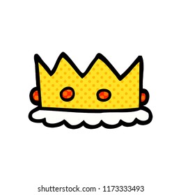 cartoon doodle royal crown