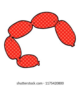 cartoon doodle sausages cartoon doodle sausages
