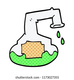 cartoon doodle science experiment