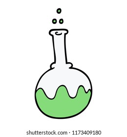 cartoon doodle science experiment