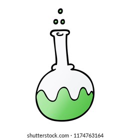 cartoon doodle science experiment